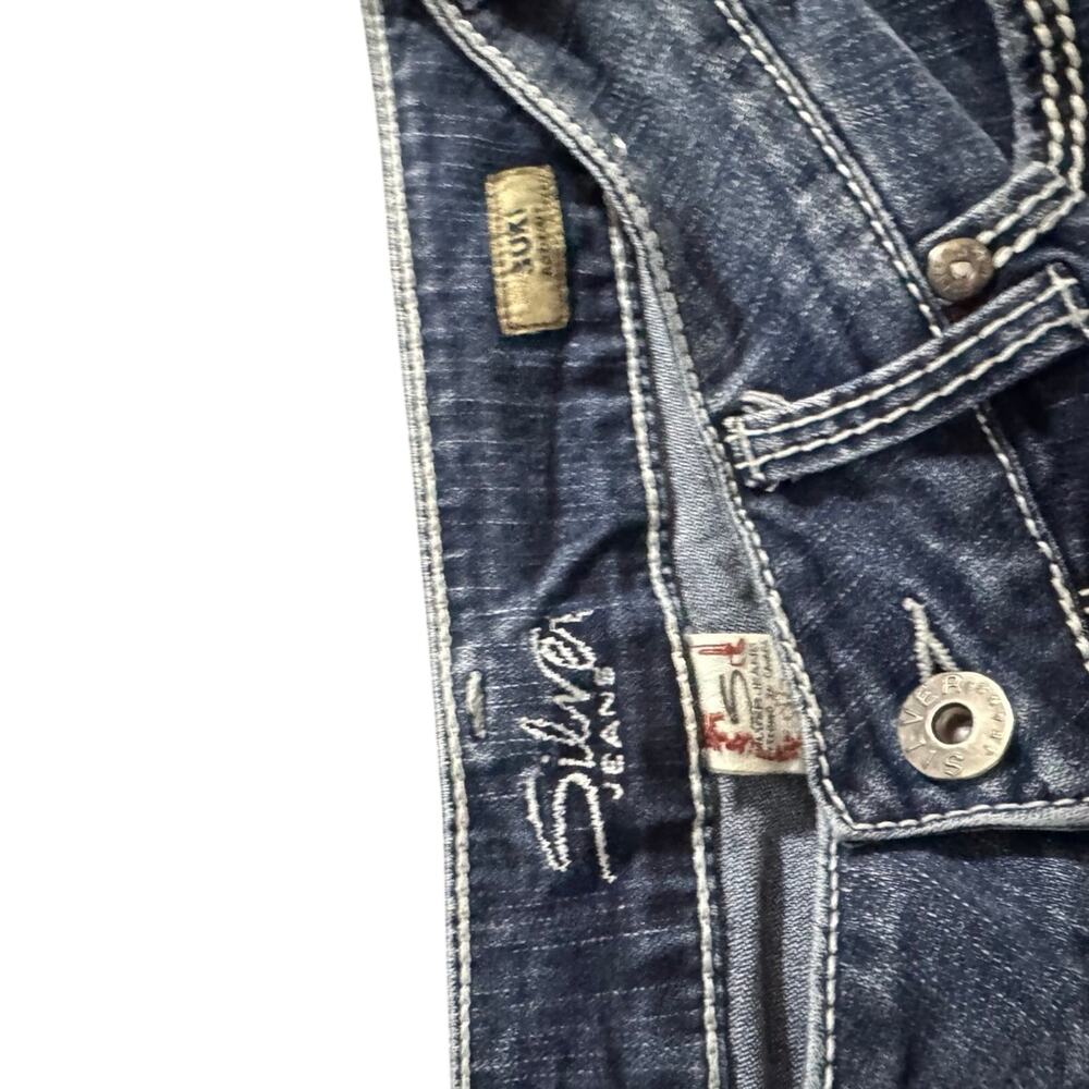 Silver jeans Suki size 27 HEMMED petite - Picture 3 of 9